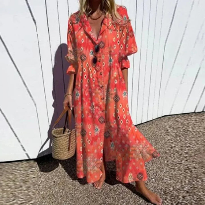 Diara™ | Abito Primaverile Bohemian Luxe