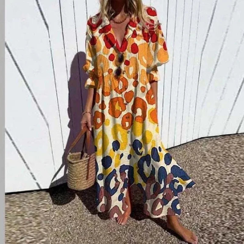 Diara™ | Abito Primaverile Bohemian Luxe