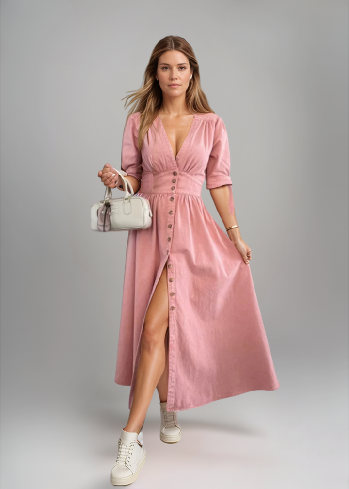 Luise™ | Abito in Denim Luminescente