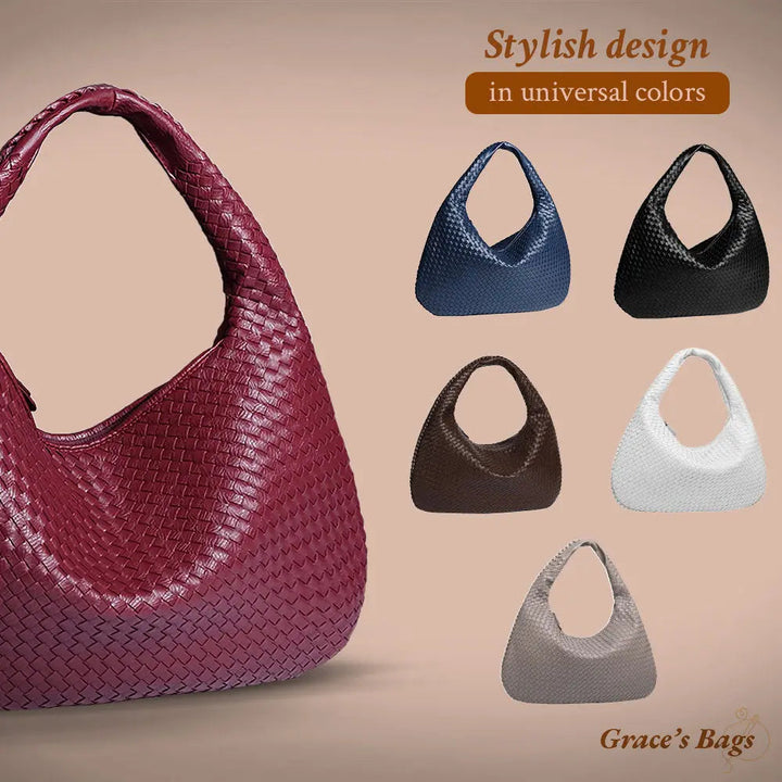 Valentina | Borsa Tote Woven Rossa