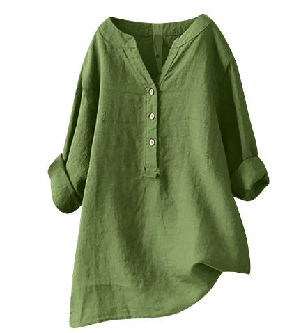 Becka™ | Blusa da Donna in Lino, Leggera e Confortevole