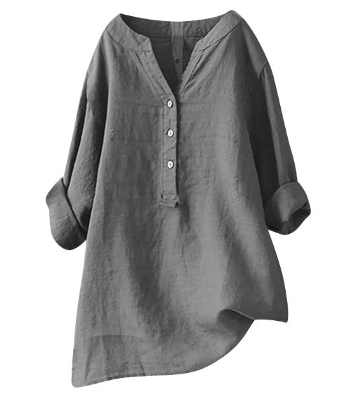 Becka™ | Blusa da Donna in Lino, Leggera e Confortevole