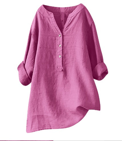 Becka™ | Blusa da Donna in Lino, Leggera e Confortevole