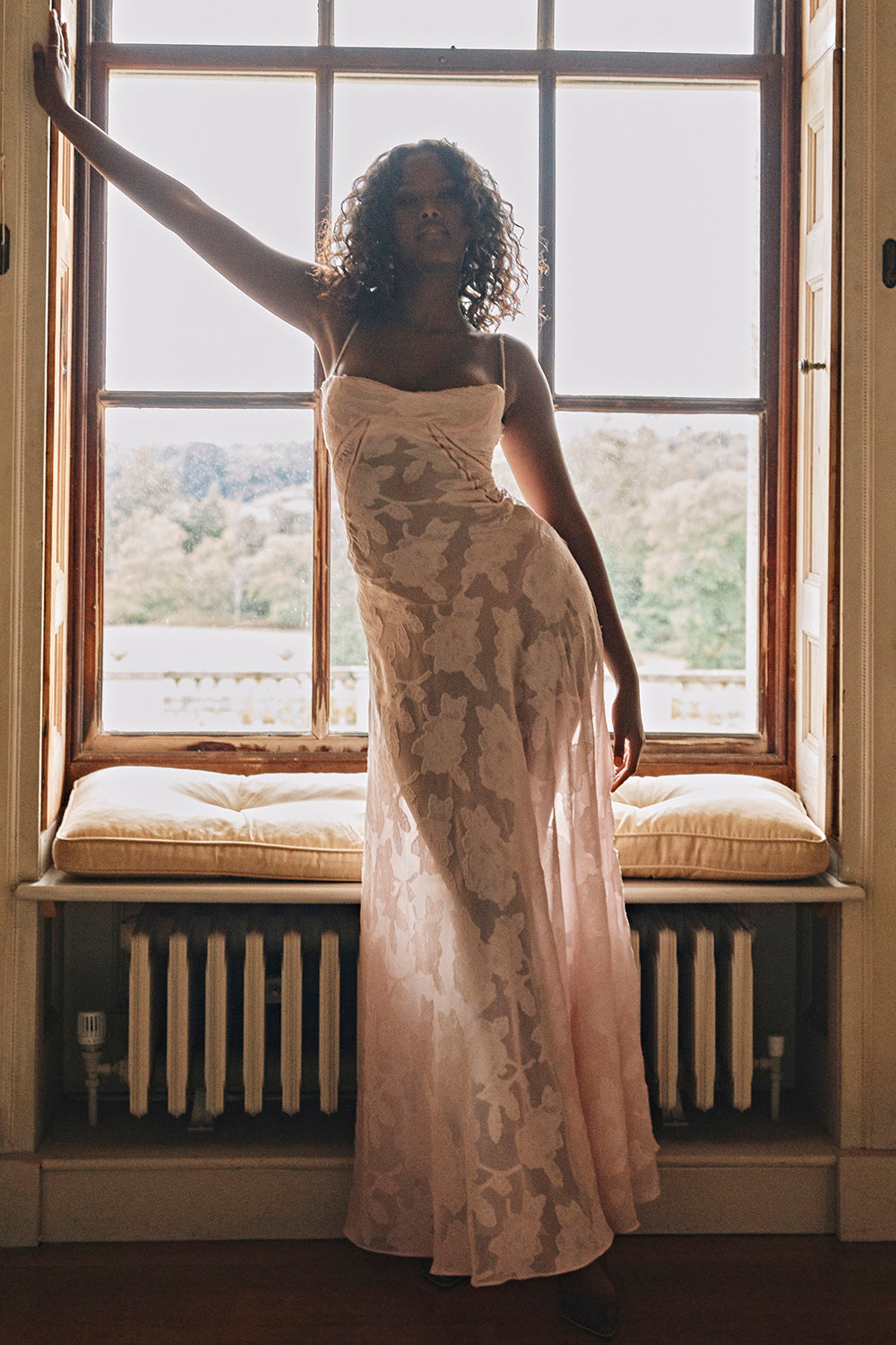 Paulette™ | Elegante Abito Lungo con Corsetto