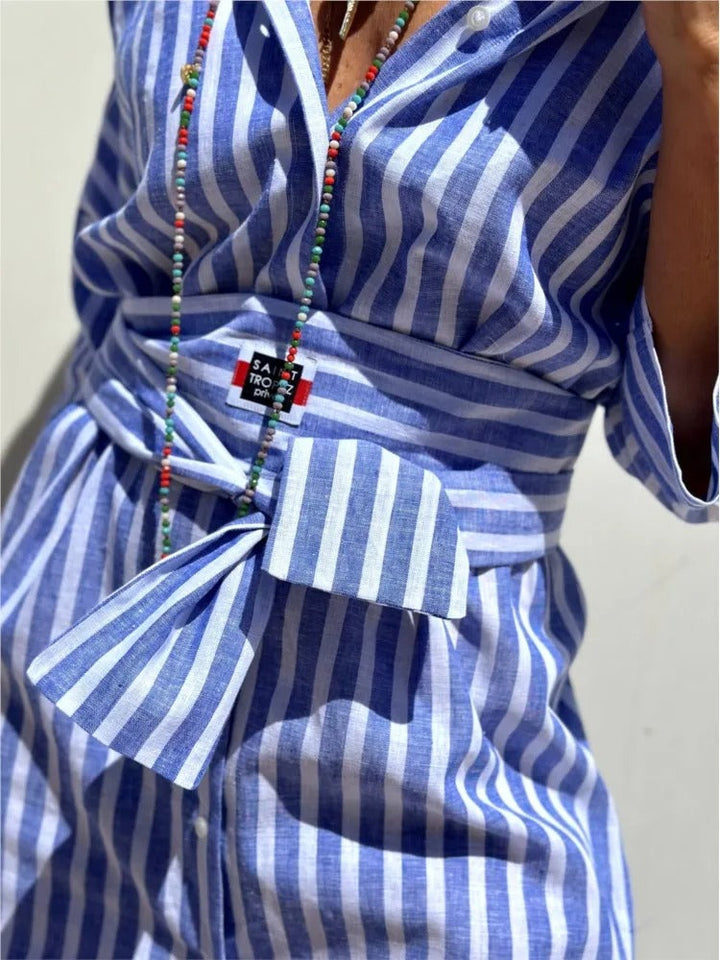 Della™ | Camicia Abito a Righe