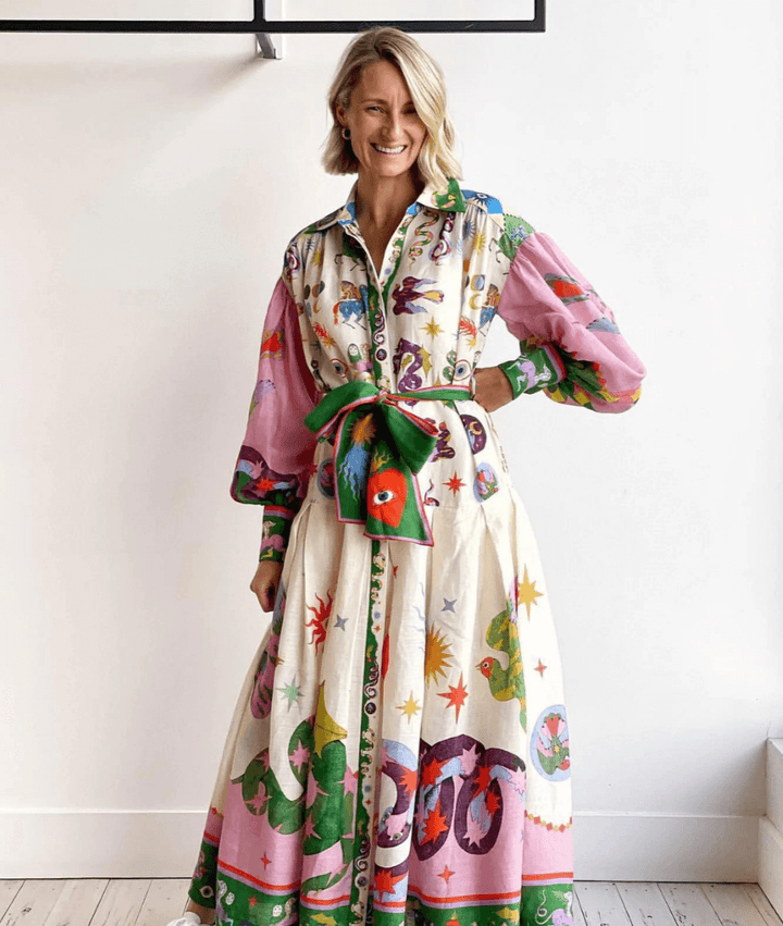Dorthe™ | Elegante Abito Maxi Italiano
