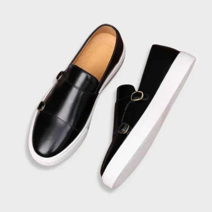 Juno | Mocassini con Fibbia in Pelle