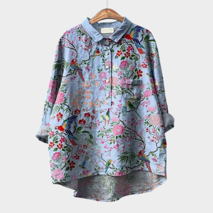 VIOLETTA™  | Blusa Floreale Oversize