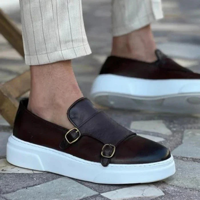 Juno | Mocassini con Fibbia in Pelle