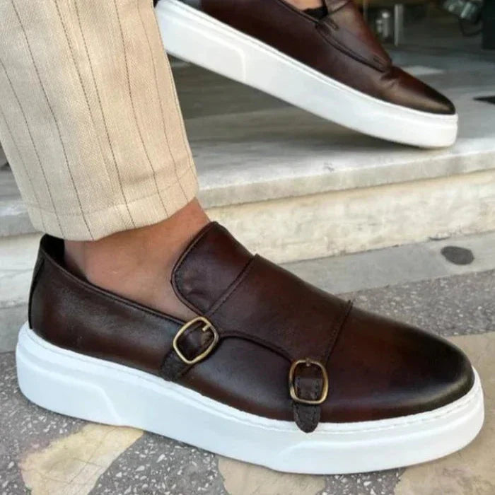 Juno | Mocassini con Fibbia in Pelle