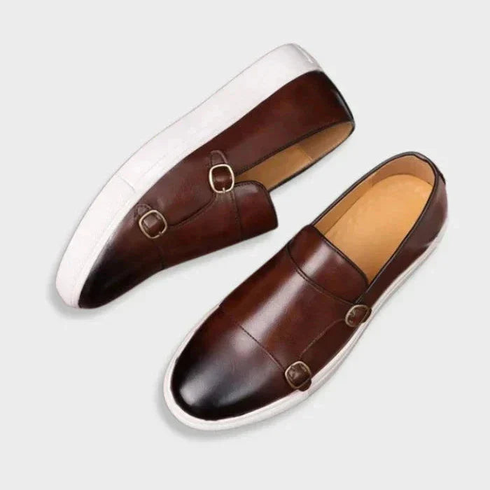 Juno | Mocassini con Fibbia in Pelle