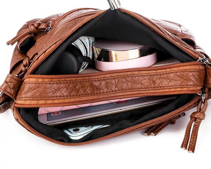 Lea™ | Raffinata Borsa in Pelle Sofisticata