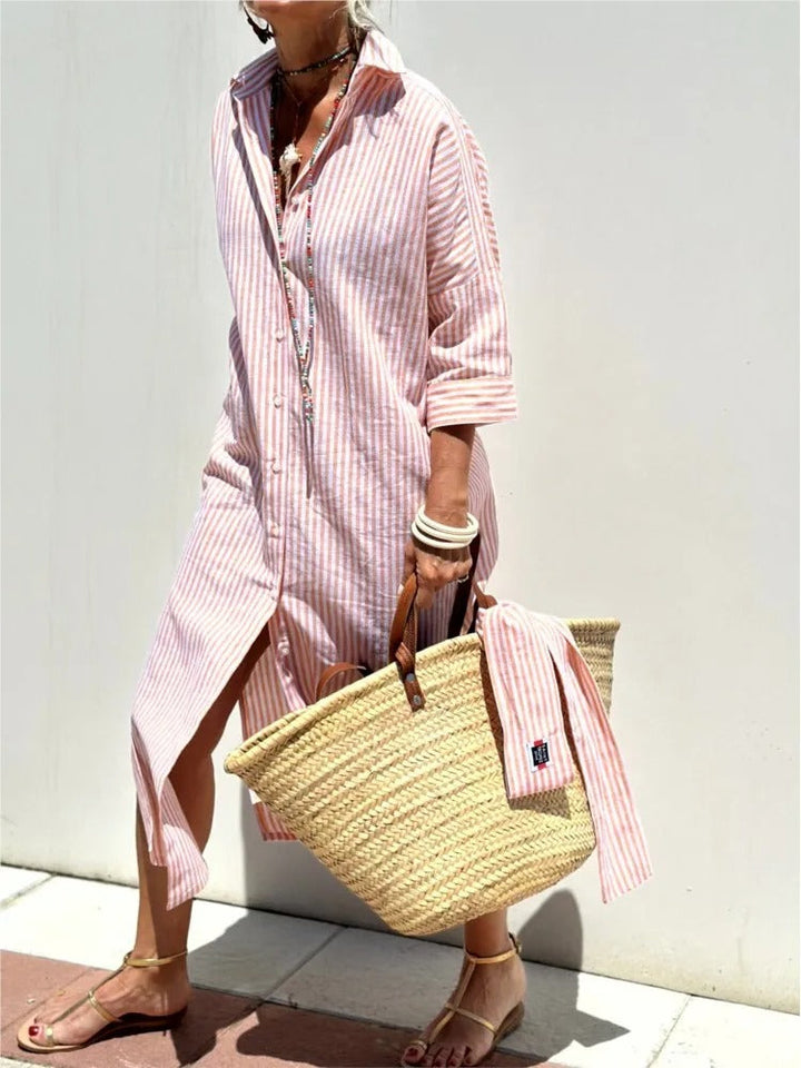 Della™ | Camicia Abito a Righe