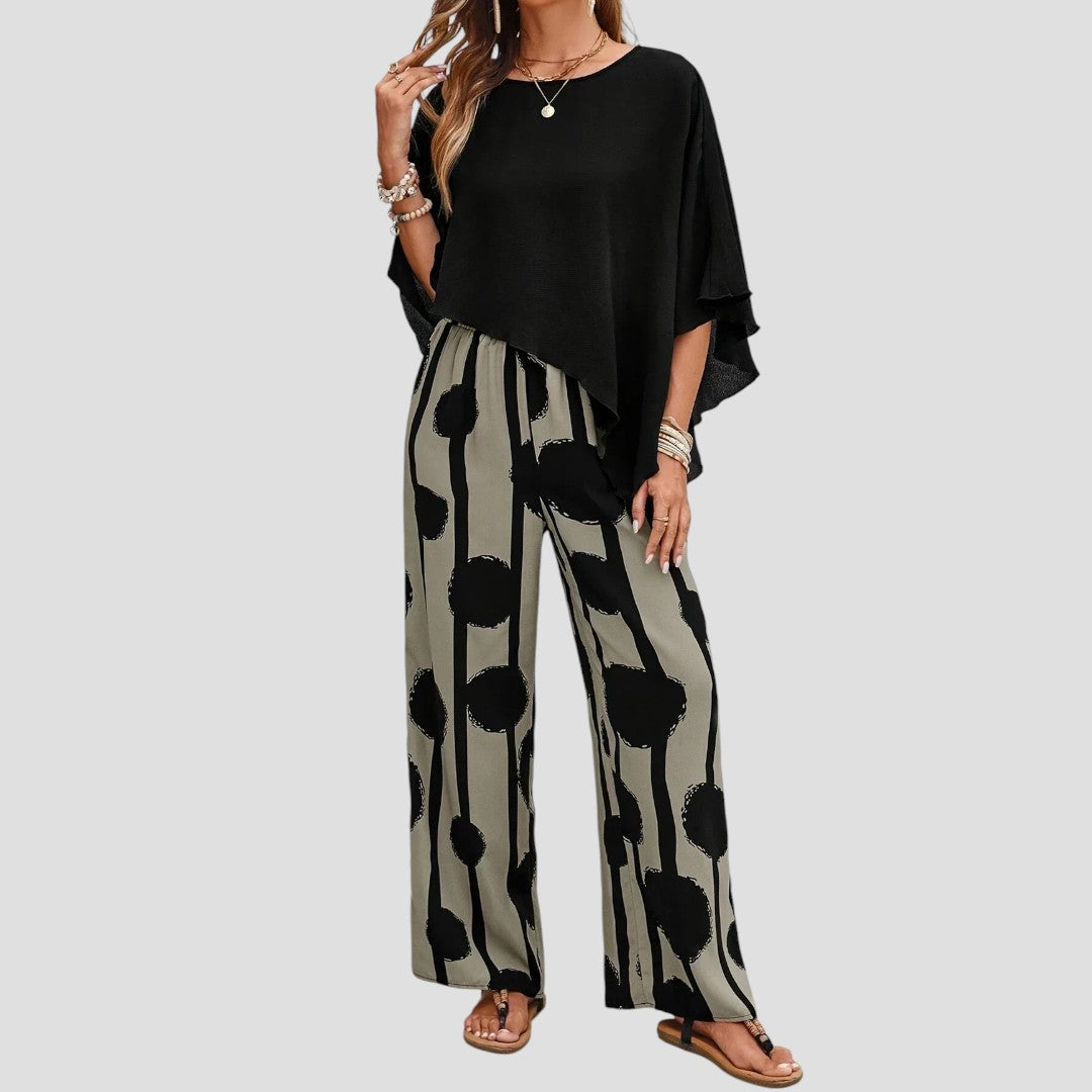 Paolina™ | Set Due Pezzi Elegante con Stampe