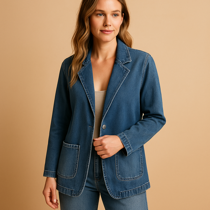 Bellini™ | Blazer in denim aderente per donne
