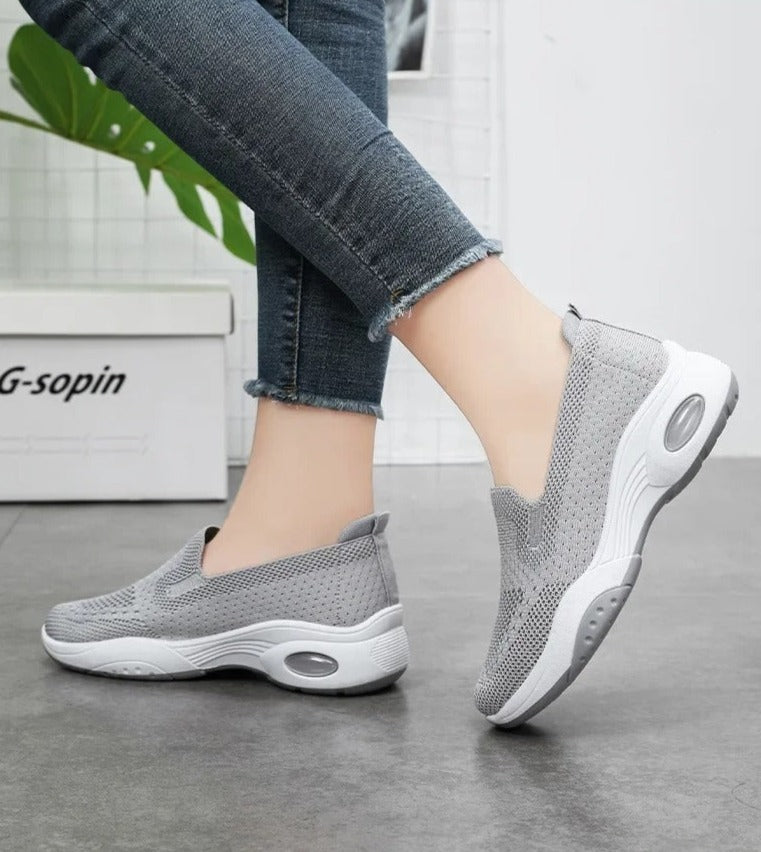 Gitte | Sneakers Slip-On Ortopediche Traspiranti in Maglia