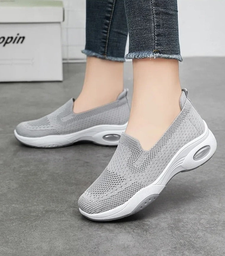 Gitte | Sneakers Slip-On Ortopediche Traspiranti in Maglia