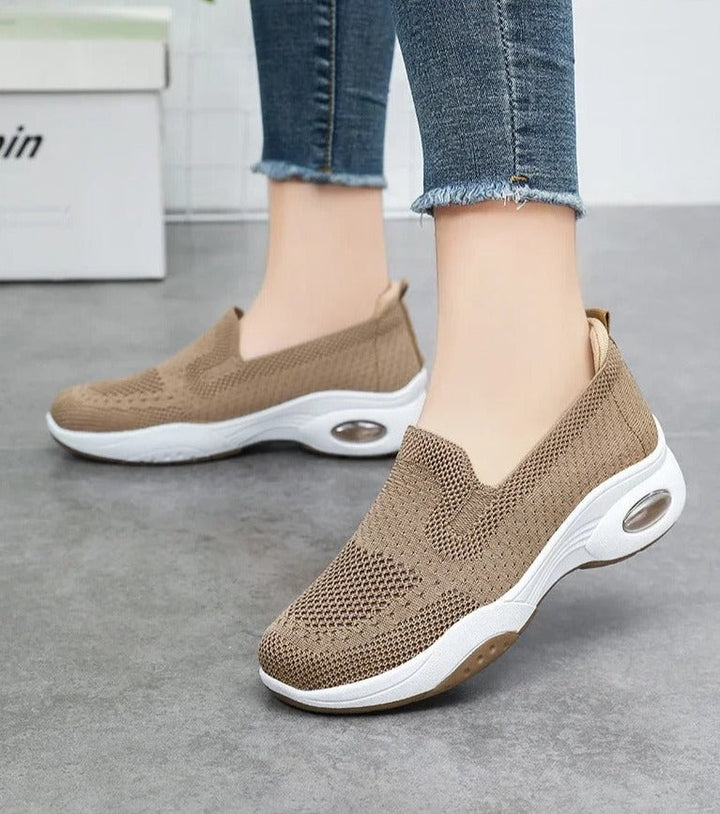 Gitte | Sneakers Slip-On Ortopediche Traspiranti in Maglia