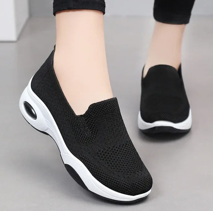 Gitte | Sneakers Slip-On Ortopediche Traspiranti in Maglia