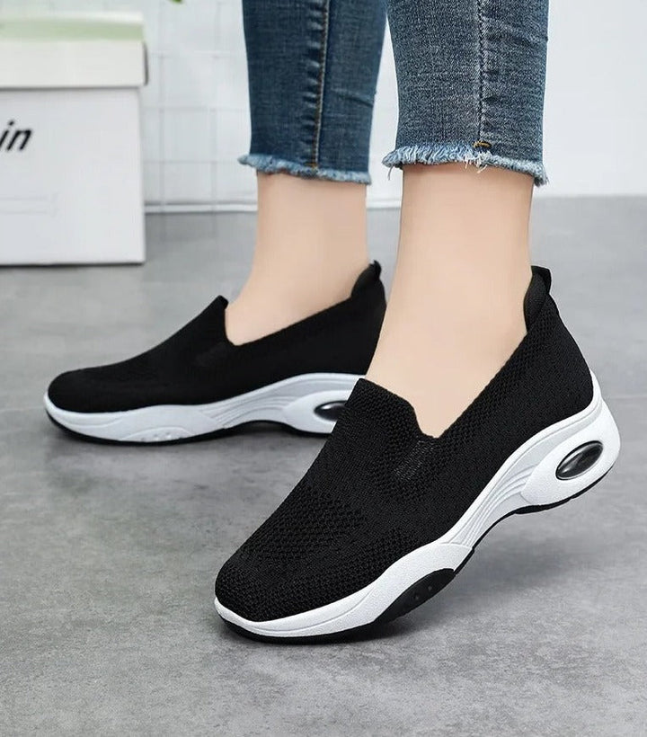 Gitte | Sneakers Slip-On Ortopediche Traspiranti in Maglia