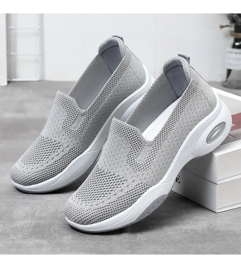 Gitte | Sneakers Slip-On Ortopediche Traspiranti in Maglia