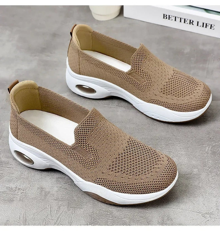 Gitte | Sneakers Slip-On Ortopediche Traspiranti in Maglia