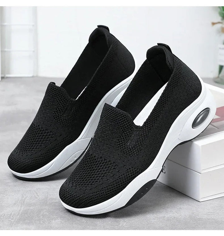 Gitte | Sneakers Slip-On Ortopediche Traspiranti in Maglia