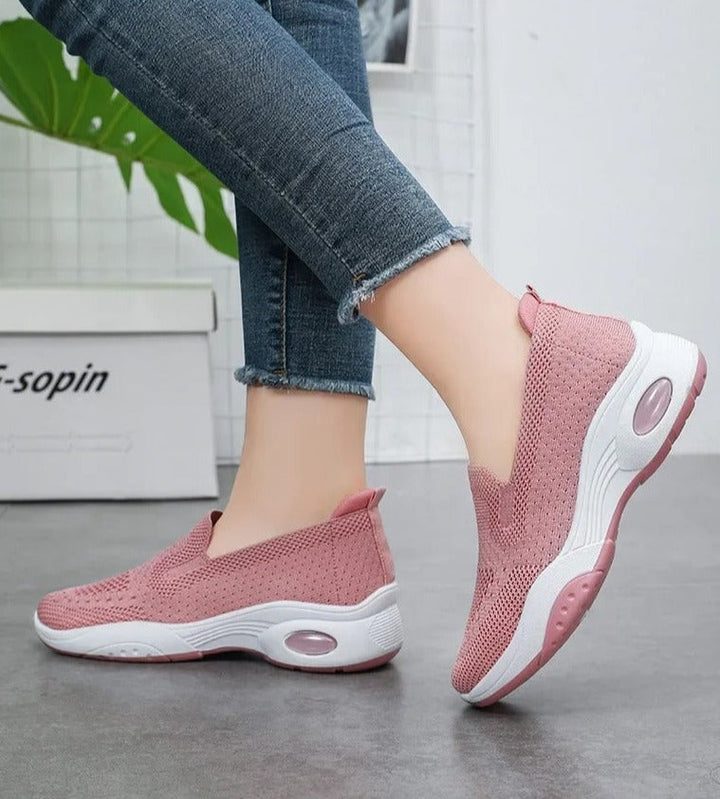Gitte | Sneakers Slip-On Ortopediche Traspiranti in Maglia