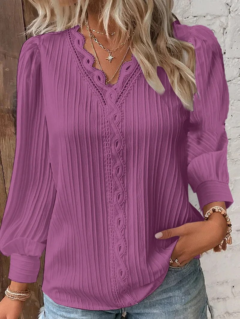 Ursula™ | Blusa in Pizzo