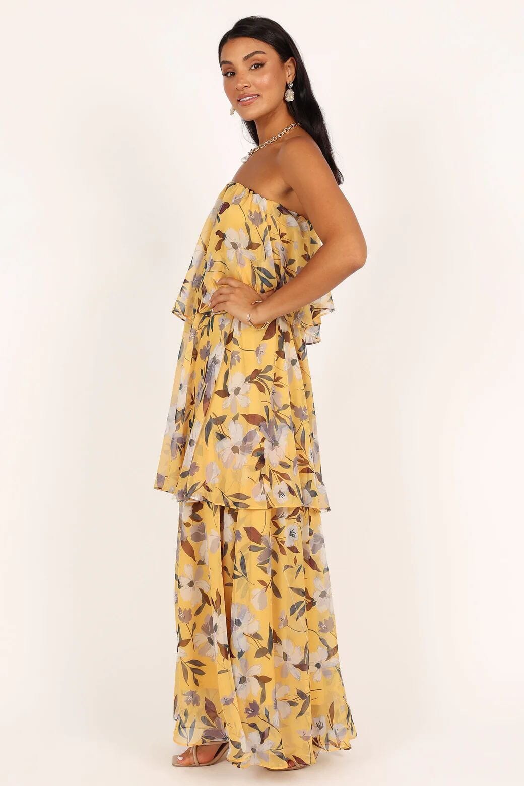 Elsie™ | Abito Maxi Senza Spalline con Pois