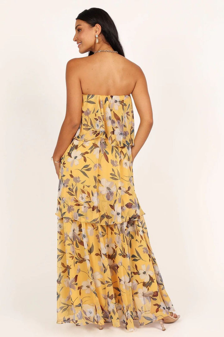 Elsie™ | Abito Maxi Senza Spalline con Pois
