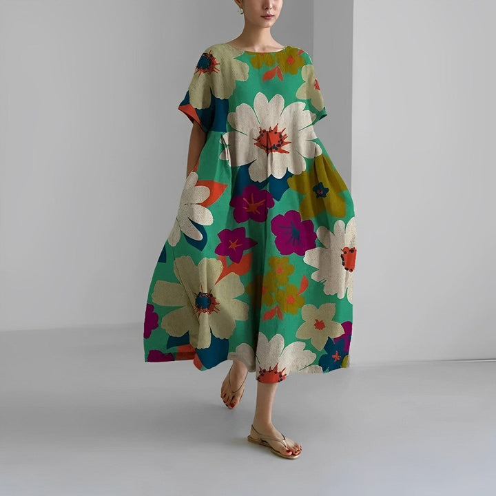 Adelia - Abito Floreale Bohemien