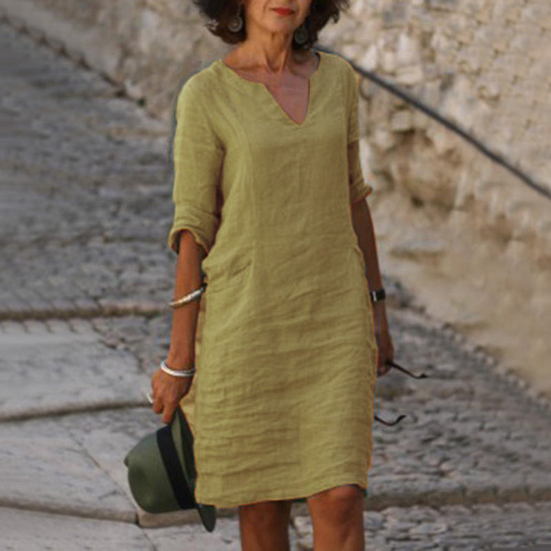 Josette™ | Abito Elegante con Scollatura a V