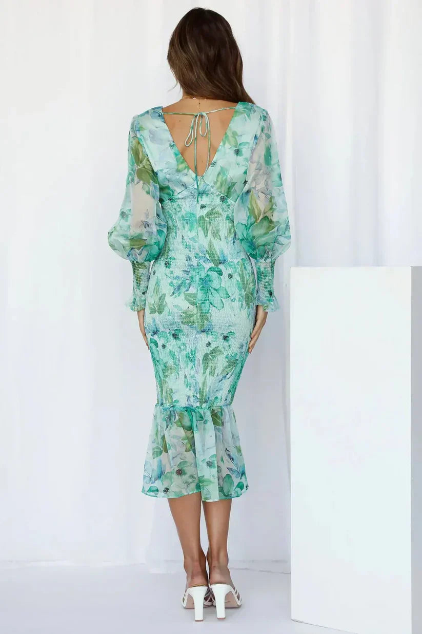 Miley™ | Vestito con Motivo Floreale