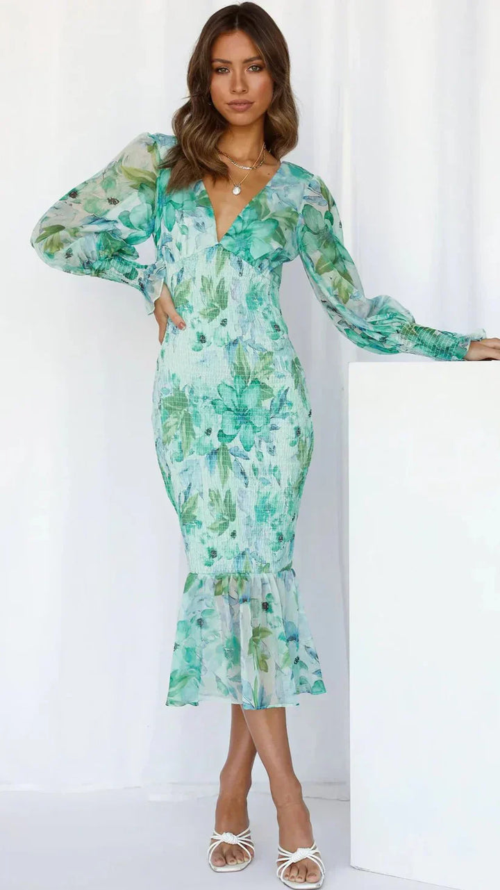 Miley™ | Vestito con Motivo Floreale