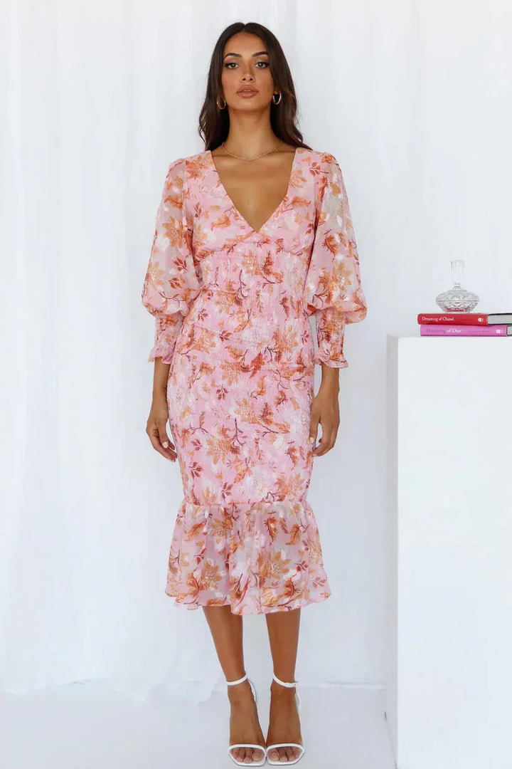 Miley™ | Vestito con Motivo Floreale