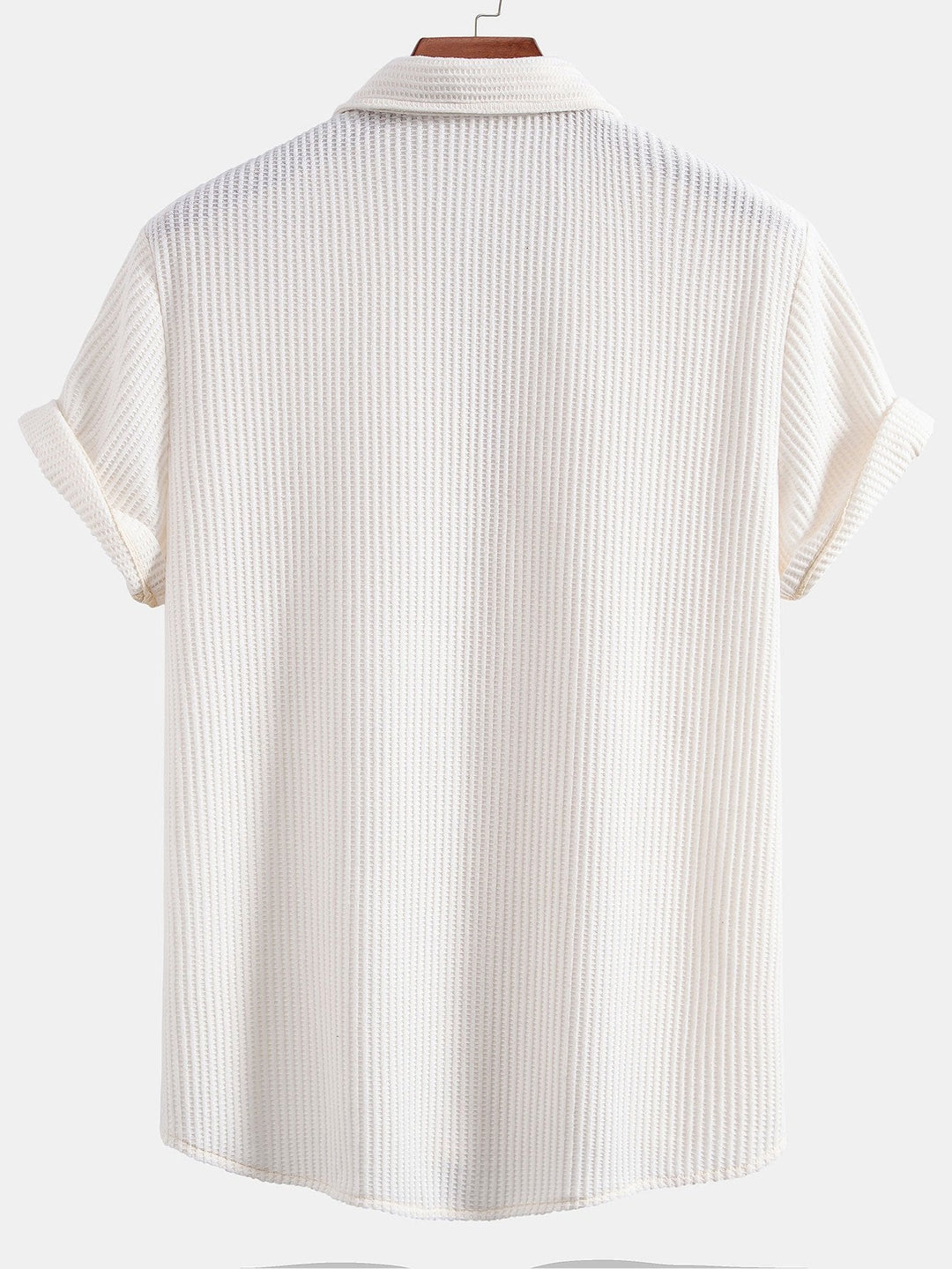 Rafaelio™ | Camicia a Bottoni in Tessuto a Nido d'Ape