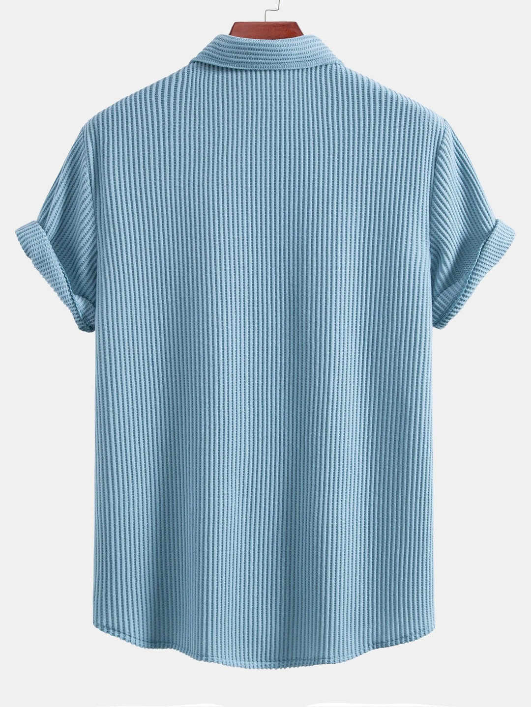 Rafaelio™ | Camicia a Bottoni in Tessuto a Nido d'Ape