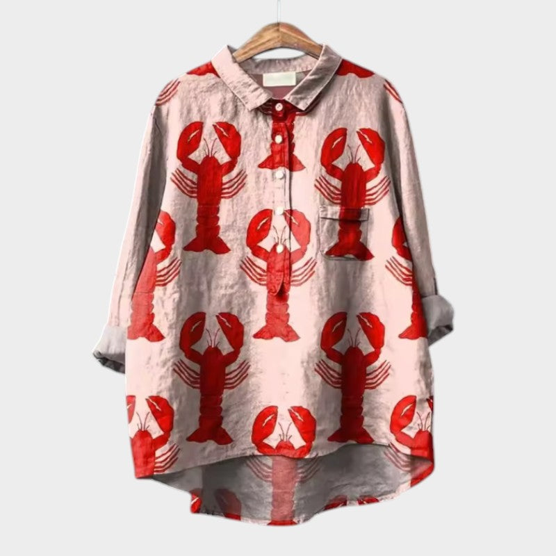 VIOLETTA™  | Blusa Floreale Oversize