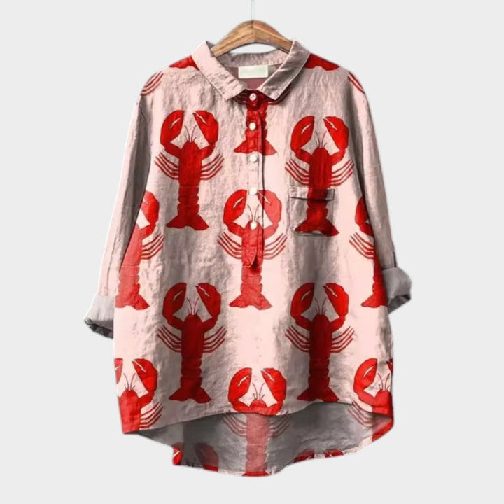 VIOLETTA™  | Blusa Floreale Oversize