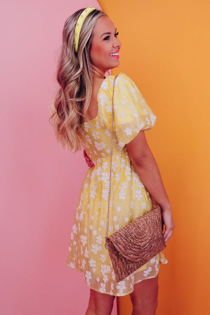 Lotte™ | Mini Abito Boho con Maniche a Bolle