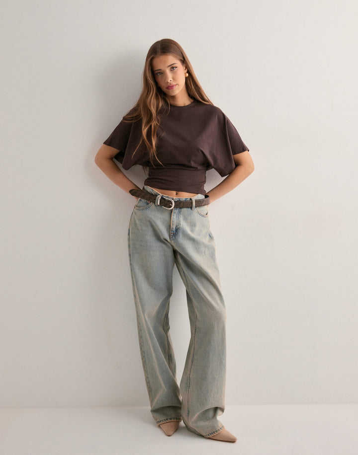 MURIEL | T-SHIRT ICONA CON MANICHE AMPIE