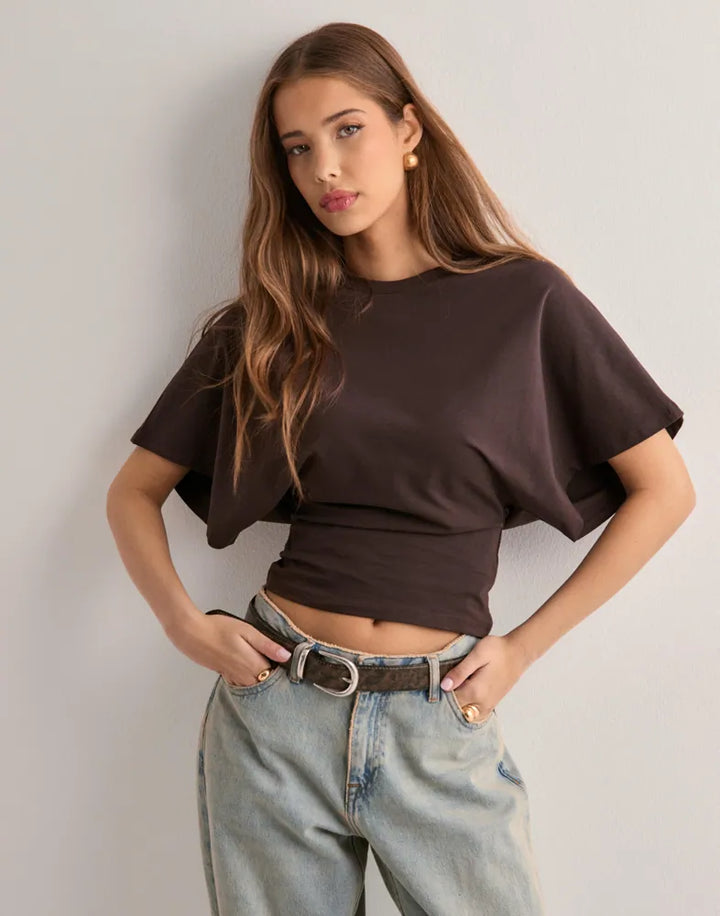 MURIEL | T-SHIRT ICONA CON MANICHE AMPIE