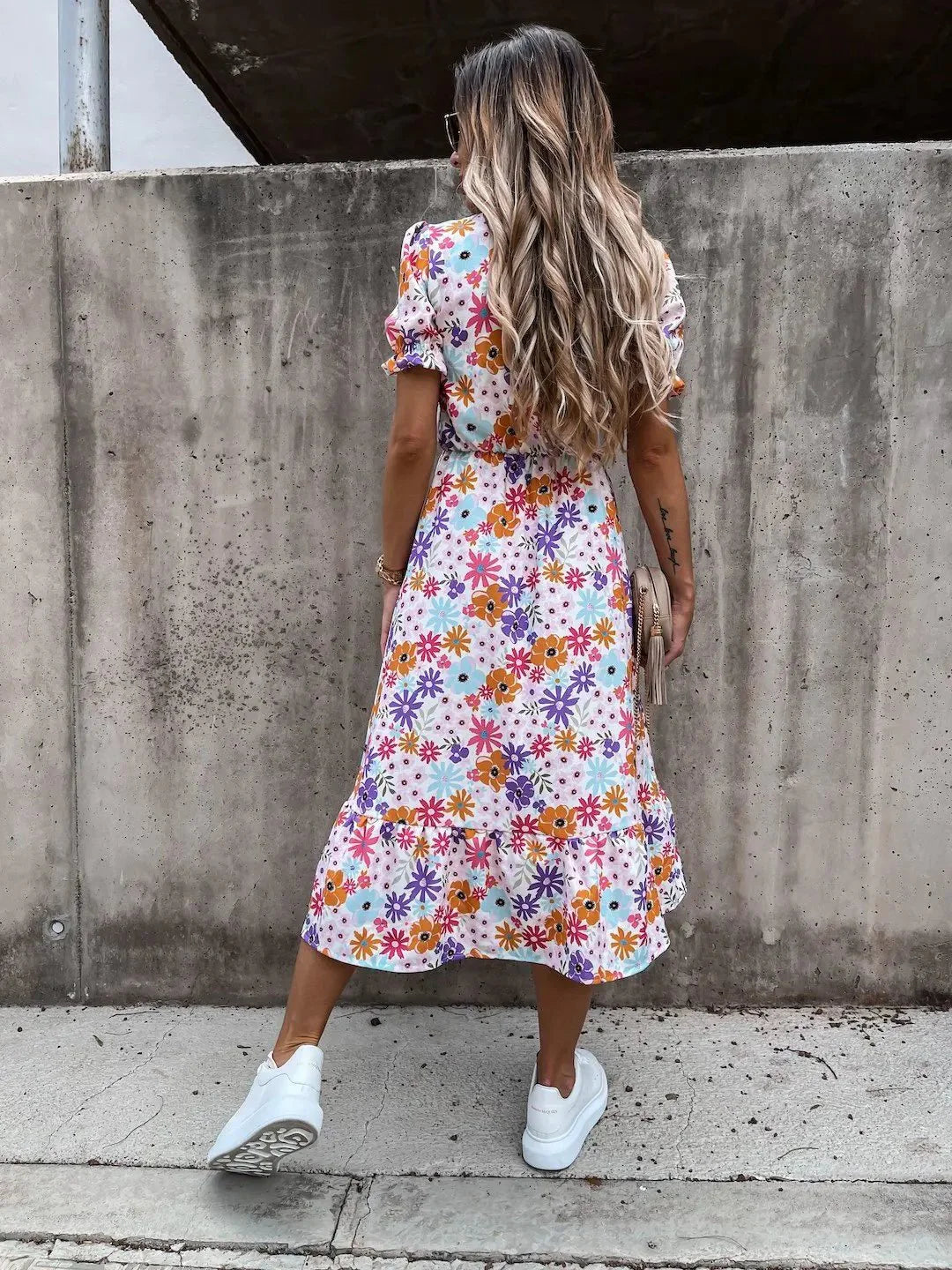 Naila™ | Elegante Abito Floreale