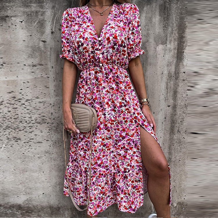 Naila™ | Elegante Abito Floreale
