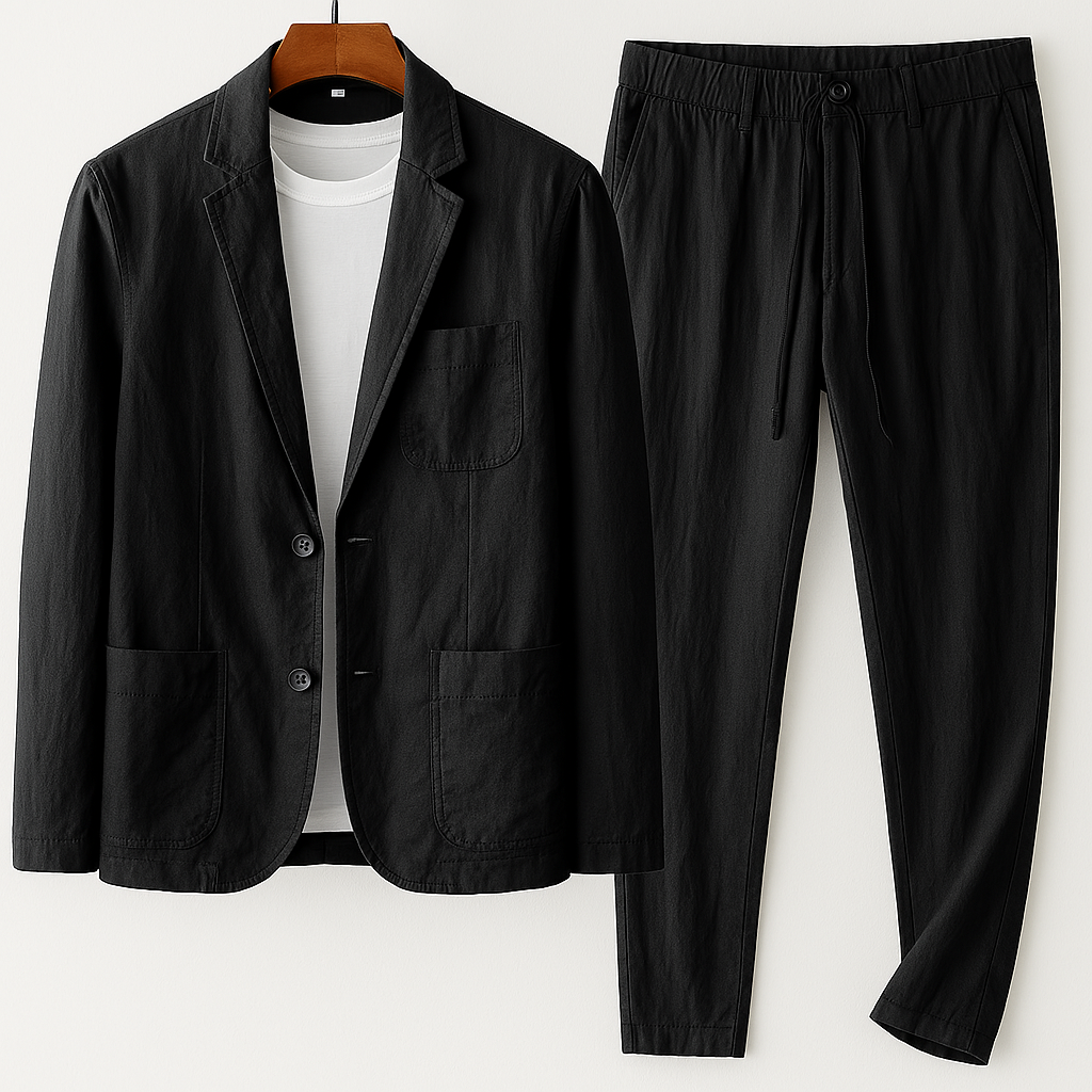 Verdi | Completo Giacca e Pantaloni in Lino