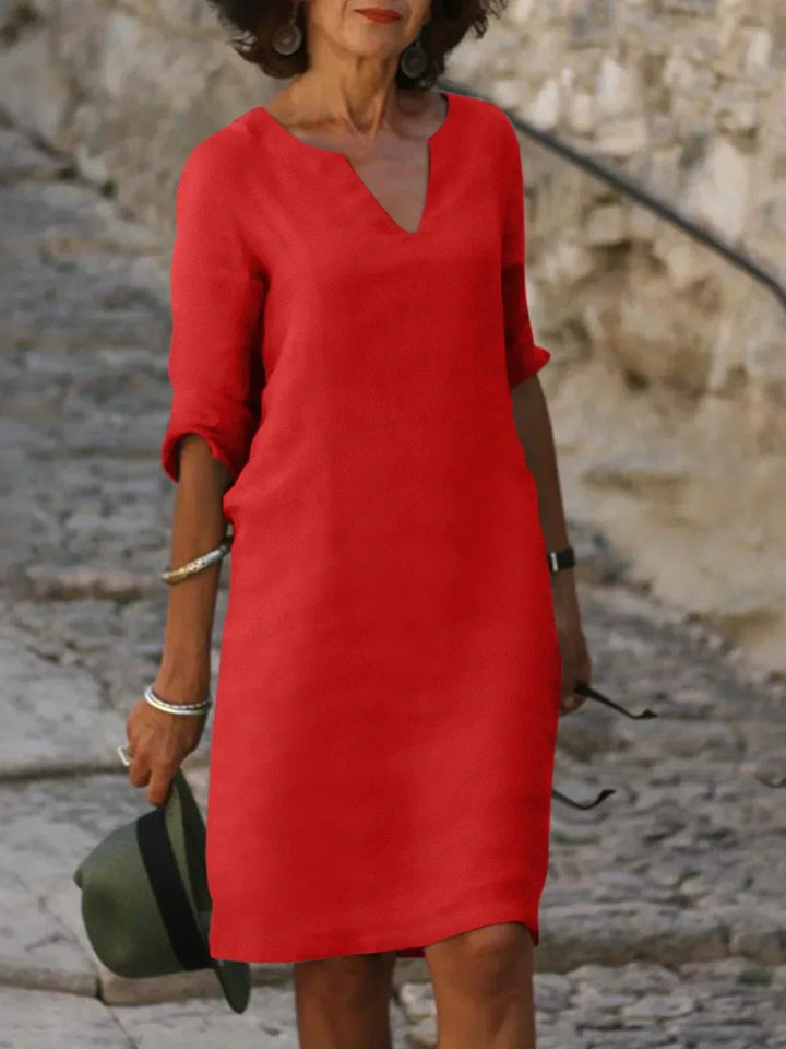 Josette™ | Abito Elegante con Scollatura a V