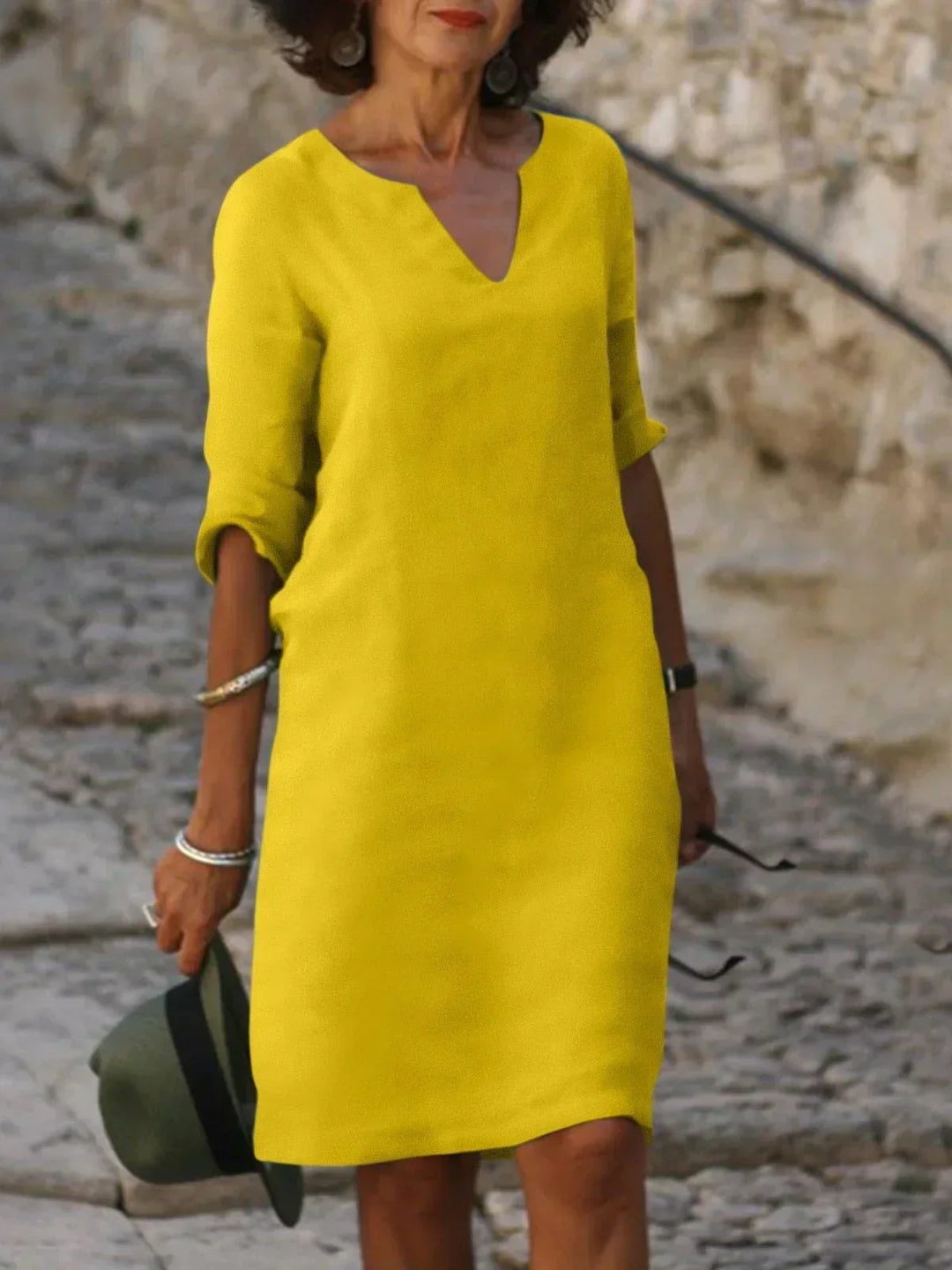 Josette™ | Abito Elegante con Scollatura a V