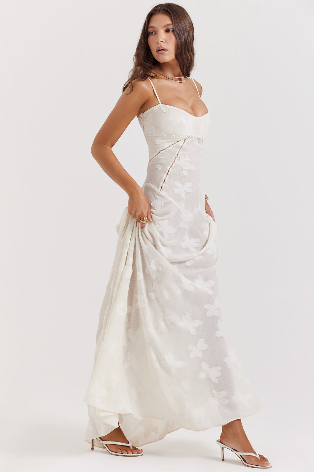 Paulette™ | Elegante Abito Lungo con Corsetto