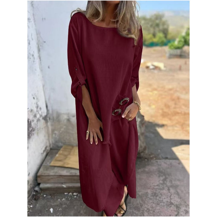 🌸 Novità di Stagione | Completo Elegante in Cotone e Lino (2 Pezzi)